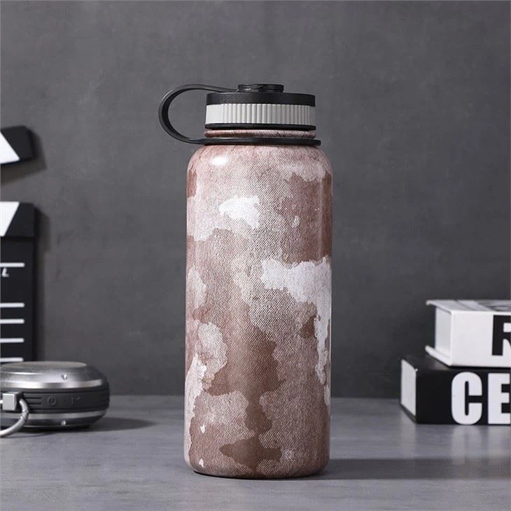 Camouflage Wide Mouth Sport Bottle
