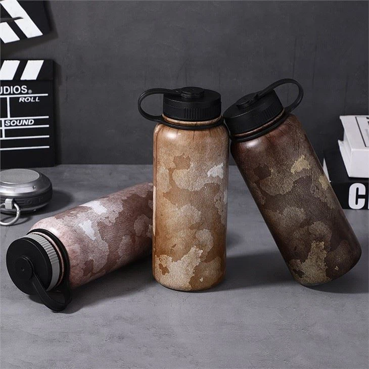 Camouflage Wide Mouth Sport Bottle