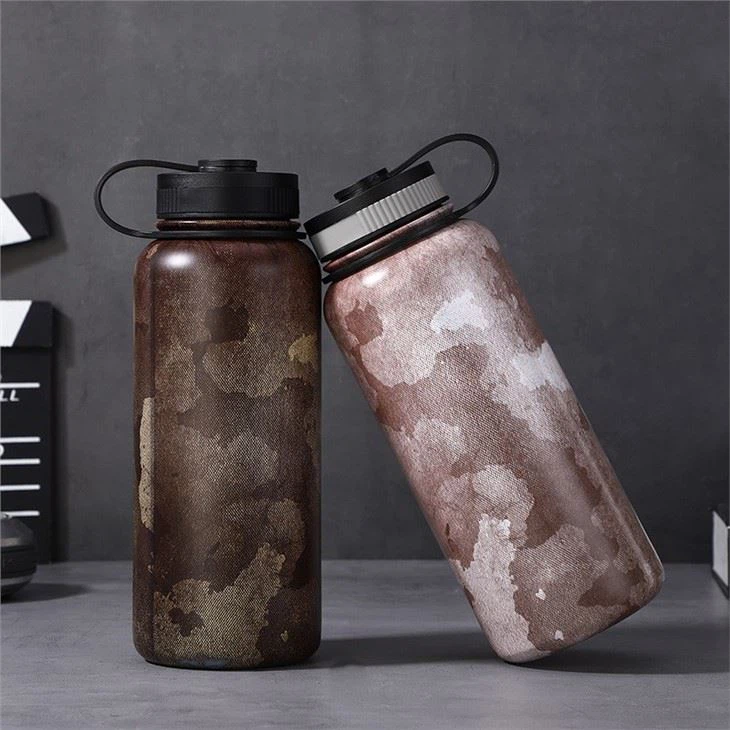 Camouflage Wide Mouth Sport Bottle